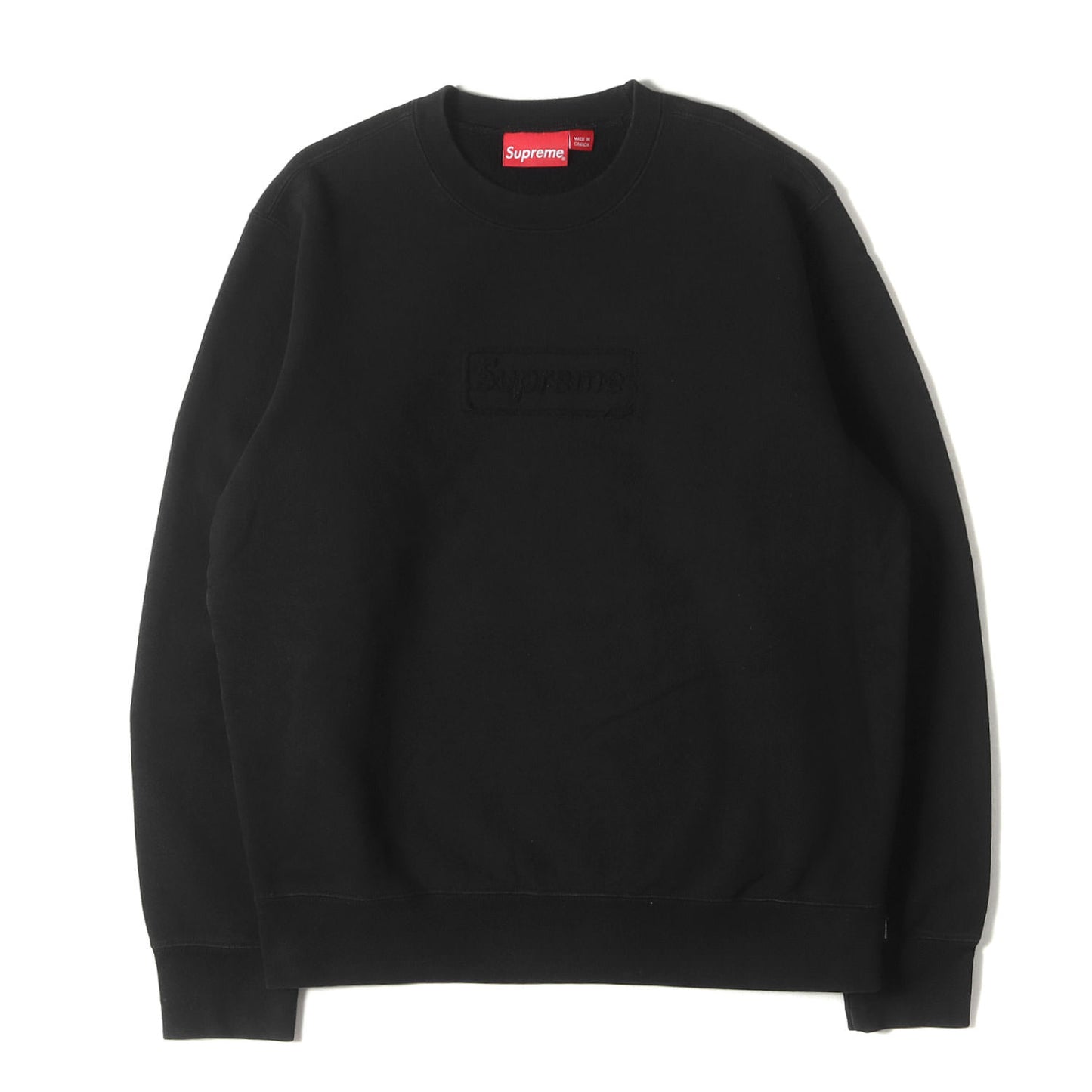 20SS カットアウト BOXロゴ スウェット(Cutout Logo Crewneck)