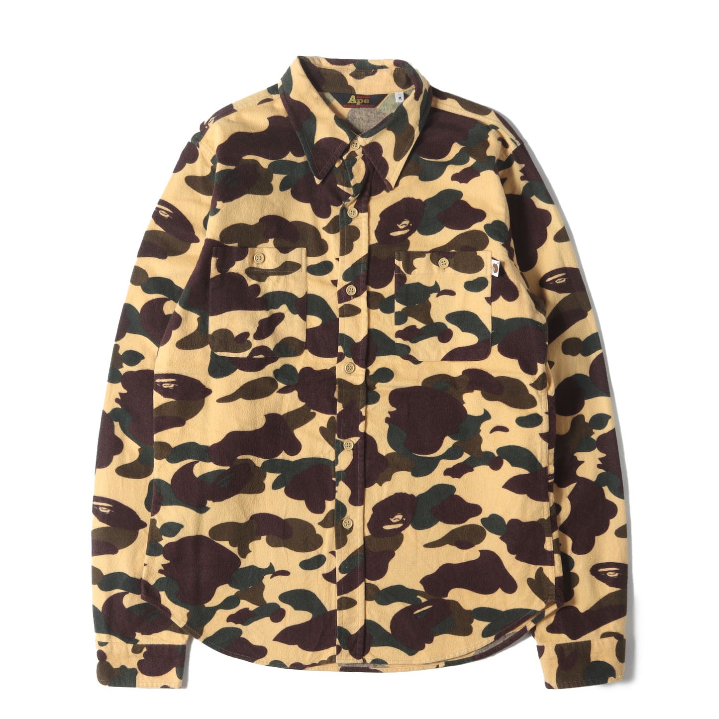 00s 1stカモ 猿迷彩 フランネルシャツ