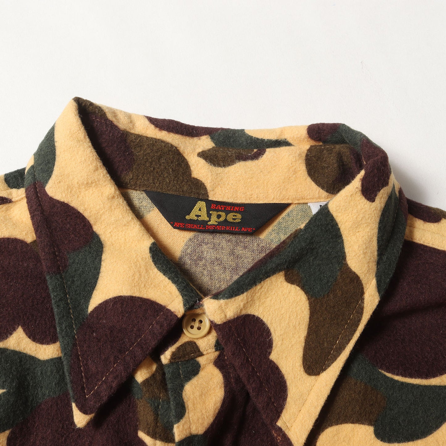 00s 1stカモ 猿迷彩 フランネルシャツ