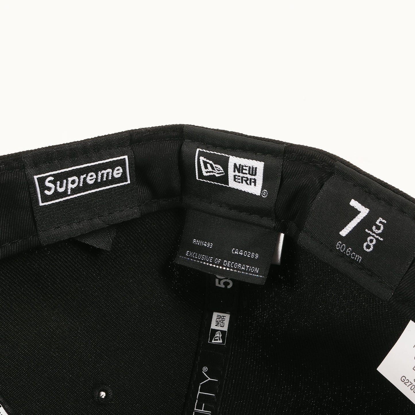 21AW ×NEW ERA BOXロゴ ベースボールキャップ(No Comp Box Logo)