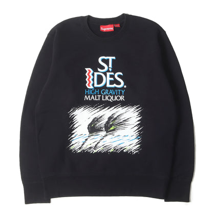 ×St. Ides ラベルロゴ クルーネック スウェット(Crewneck)