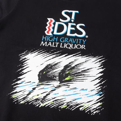 ×St. Ides ラベルロゴ クルーネック スウェット(Crewneck)