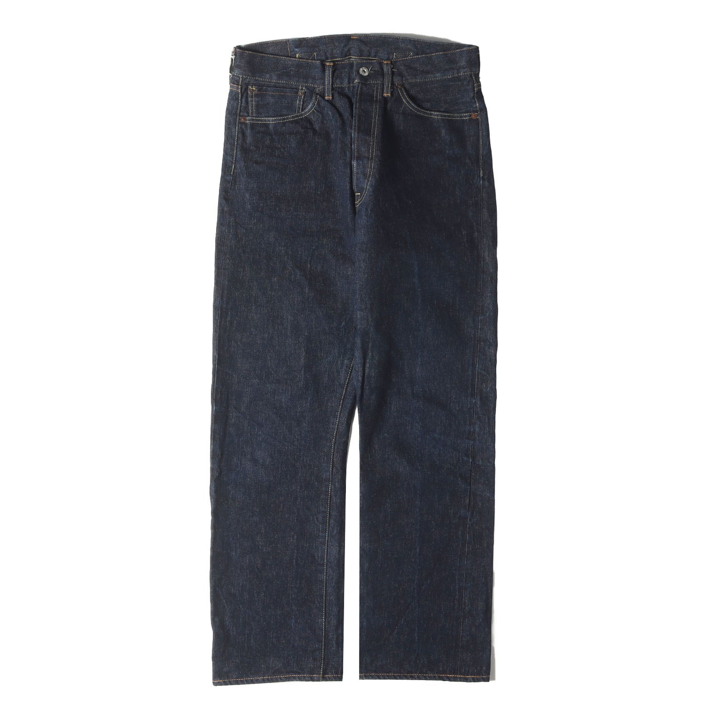 シンチバック付き セルビッチ デニムパンツ