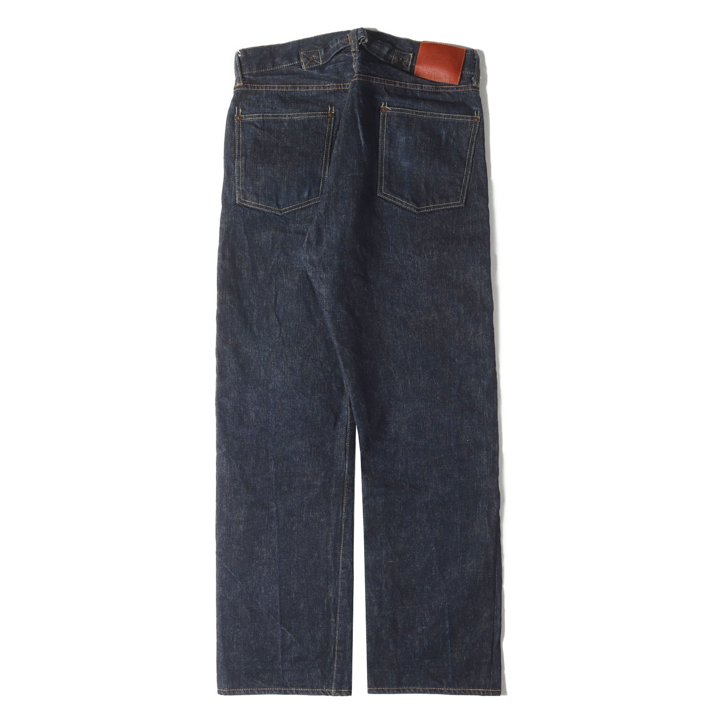 シンチバック付き セルビッチ デニムパンツ