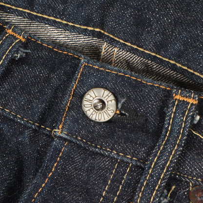 シンチバック付き セルビッチ デニムパンツ