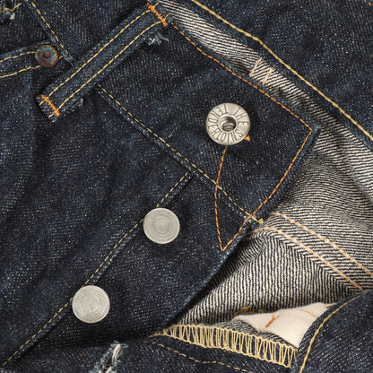 シンチバック付き セルビッチ デニムパンツ