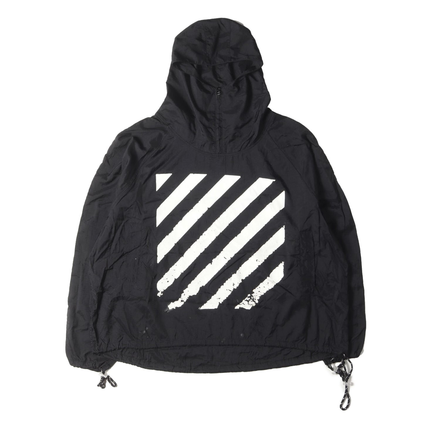 初期 リップストップナイロン オーバーサイズ プルオーバー ジャケット