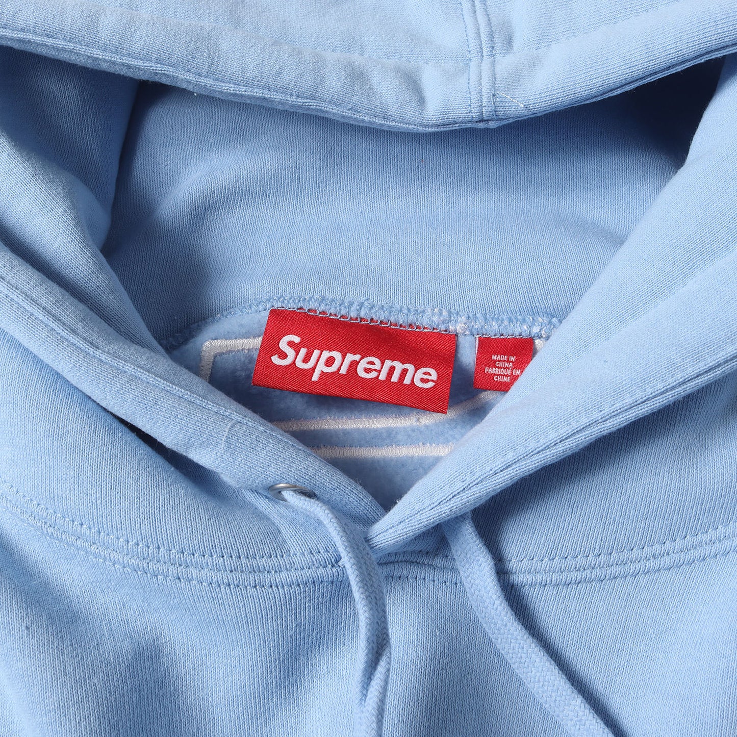 24AW ビッグサテンアップリケ スウェットパーカー(Satin Applique Hooded Sweatshirt)