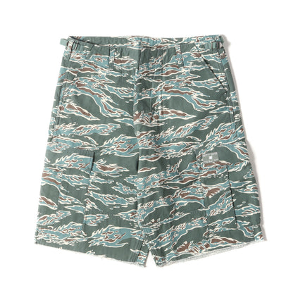 21SS タイガーカモ カットオフ ミリタリー カーゴショーツ(TIGER CAMO CARGO SHORT)