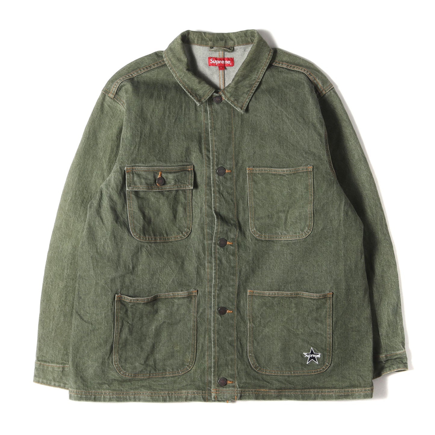 22SS スターロゴ デニム チョアコート / カバーオール(Denim Chore Coat)