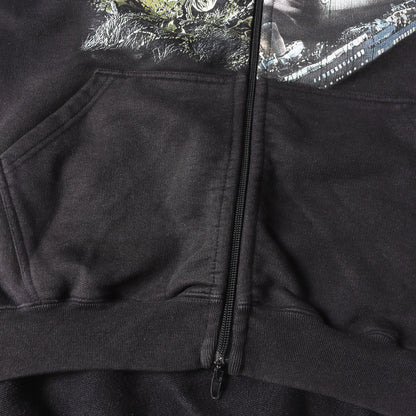 タイタニック&キッス 再構築 オーバーサイズ ヘビー ジップ スウェットパーカー