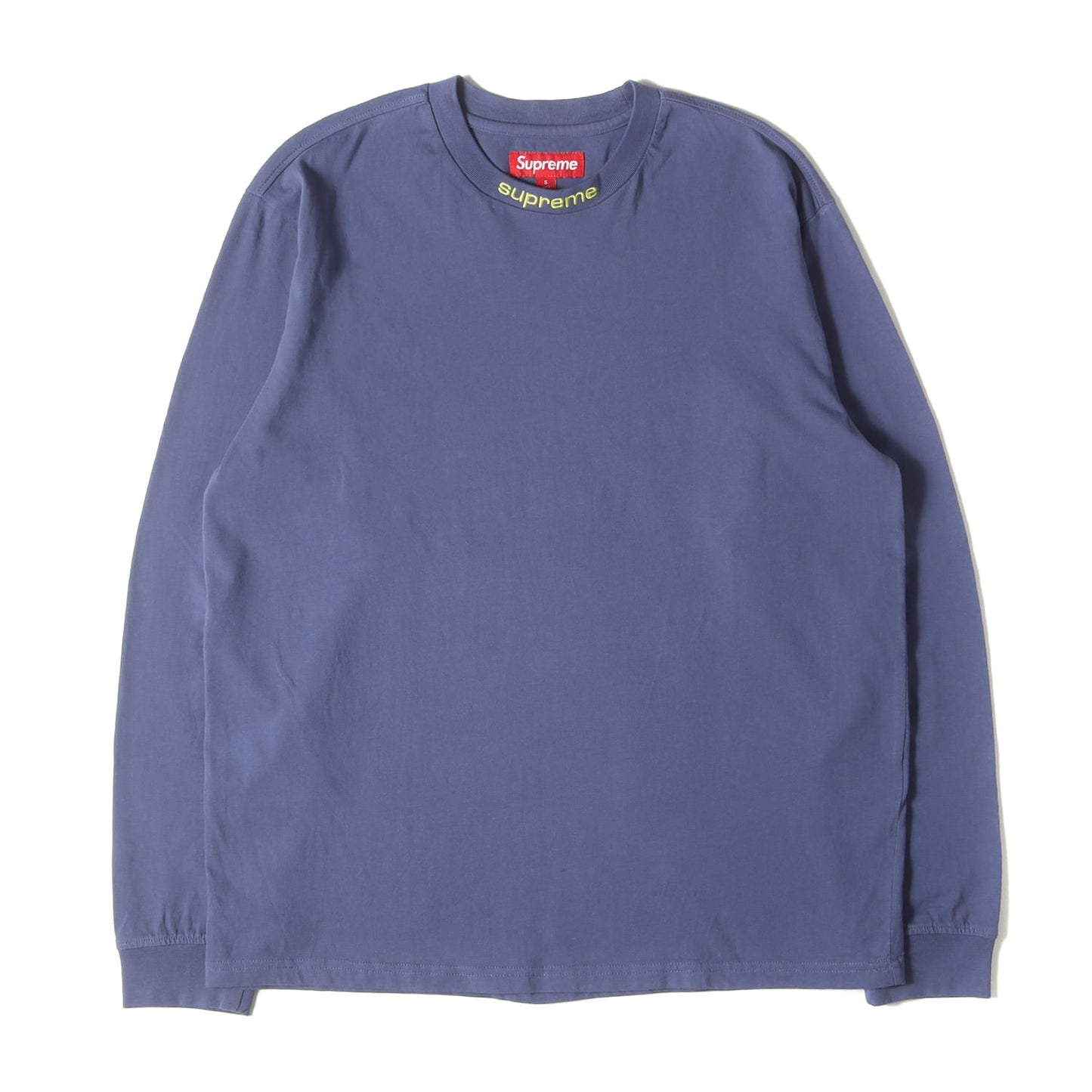 24AW ブランドロゴ刺繍 ロングスリーブ Tシャツ(Embroidered Collar L/S Top)