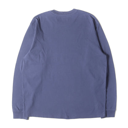 24AW ブランドロゴ刺繍 ロングスリーブ Tシャツ(Embroidered Collar L/S Top)