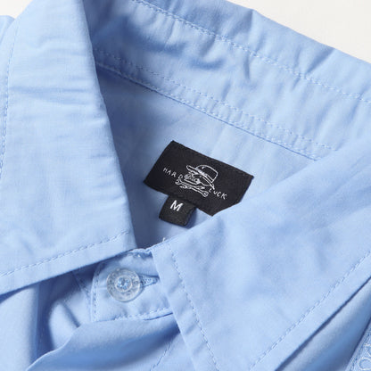 ペイズリー刺繍 キューバシャツ