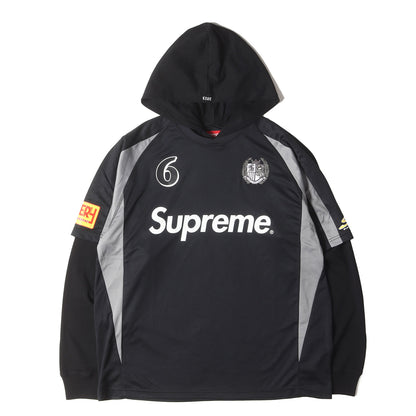 23AW フード付き レイヤード サッカージャージ(Hooded Soccer Jersey)