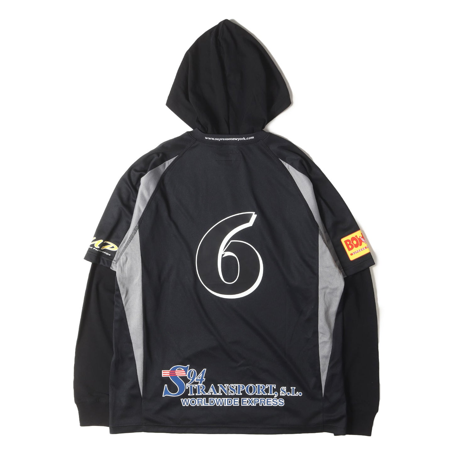 23AW フード付き レイヤード サッカージャージ(Hooded Soccer Jersey)