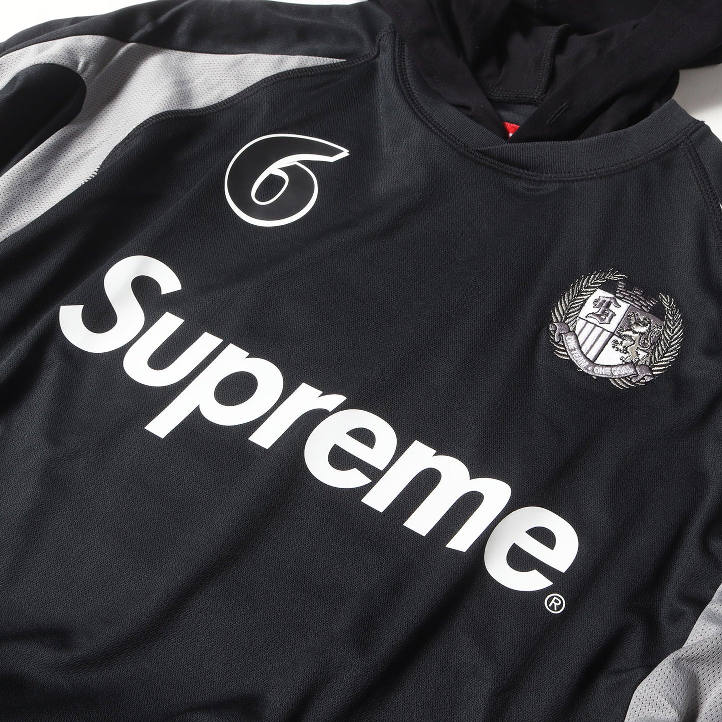 23AW フード付き レイヤード サッカージャージ(Hooded Soccer Jersey)