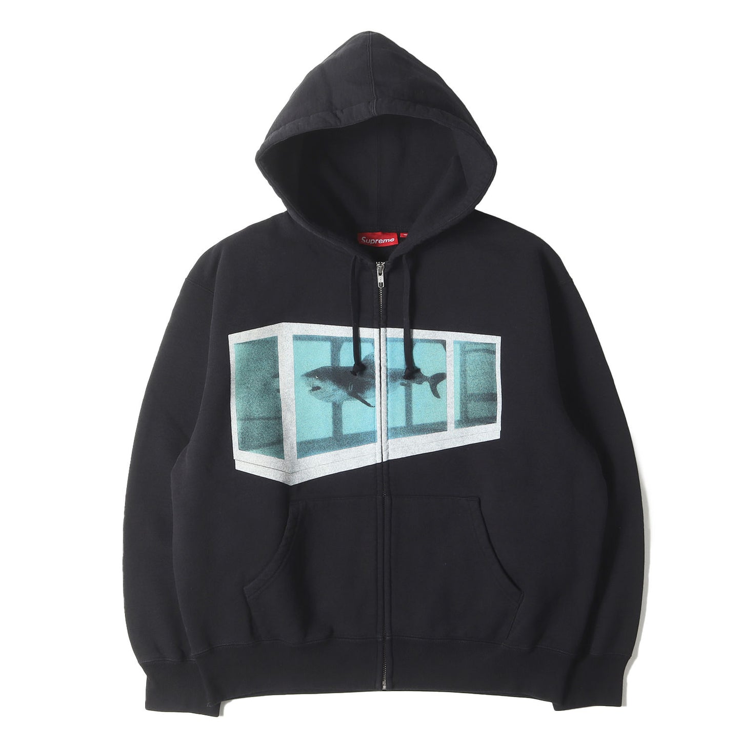 25SS ×Damien Hirst シャーク ジップ スウェットパーカー(Zip Up Hooded Sweatshirt)