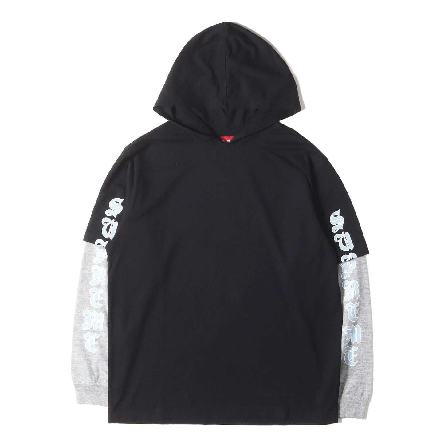 22AW 袖レイヤード フード付き ロングスリーブ Tシャツ(Layered Hooded L/S Top)