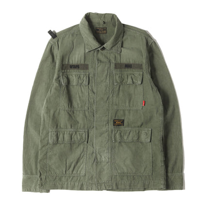 リップストップ ミリタリー ジャングル シャツジャケット(JUNGLE L/S)