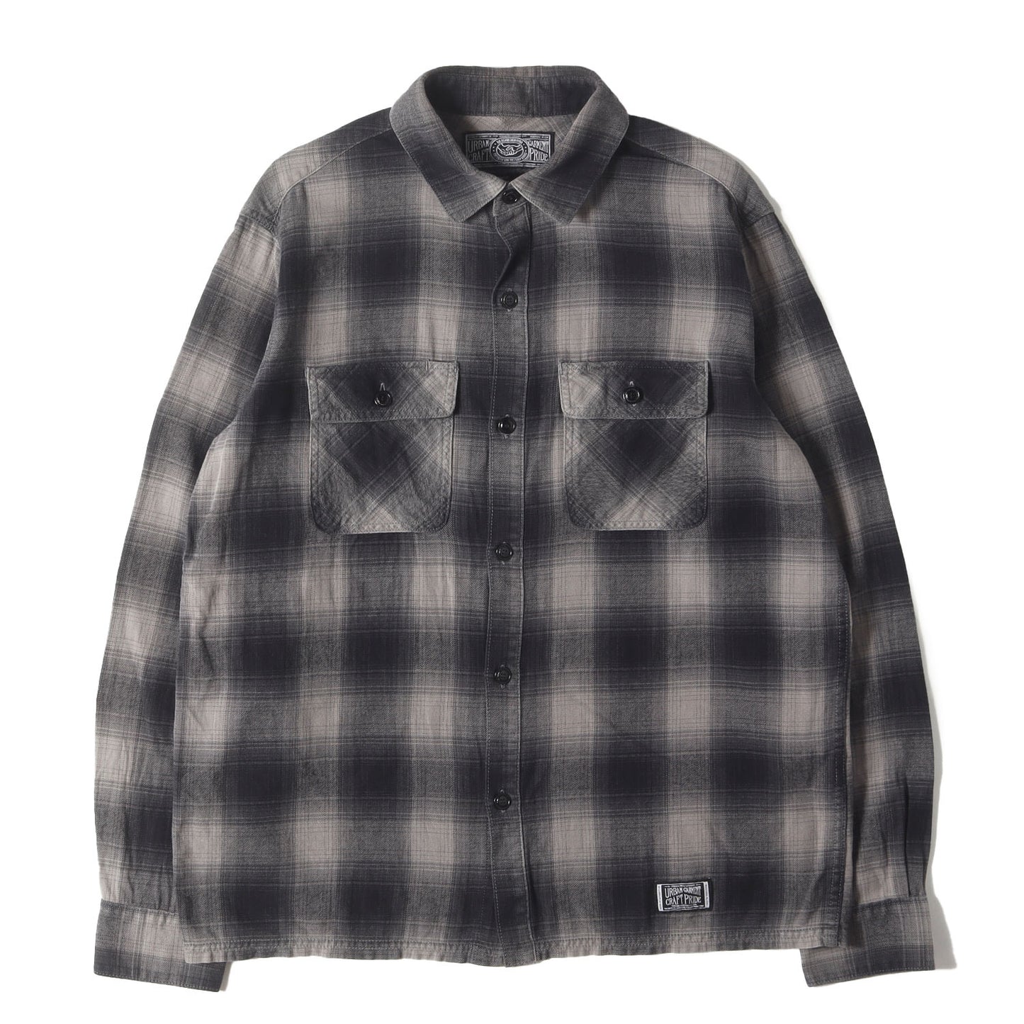00s オンブレチェック ワークシャツ(Logger / C-Shirt. LS)