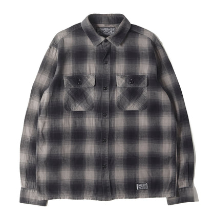 00s オンブレチェック ワークシャツ(Logger / C-Shirt. LS)