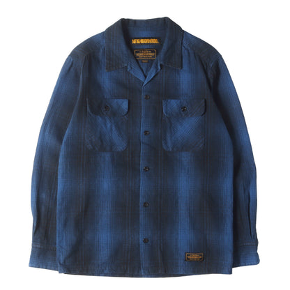 オンブレチェック フランネルシャツ(B&C / C-SHIRT . LS)
