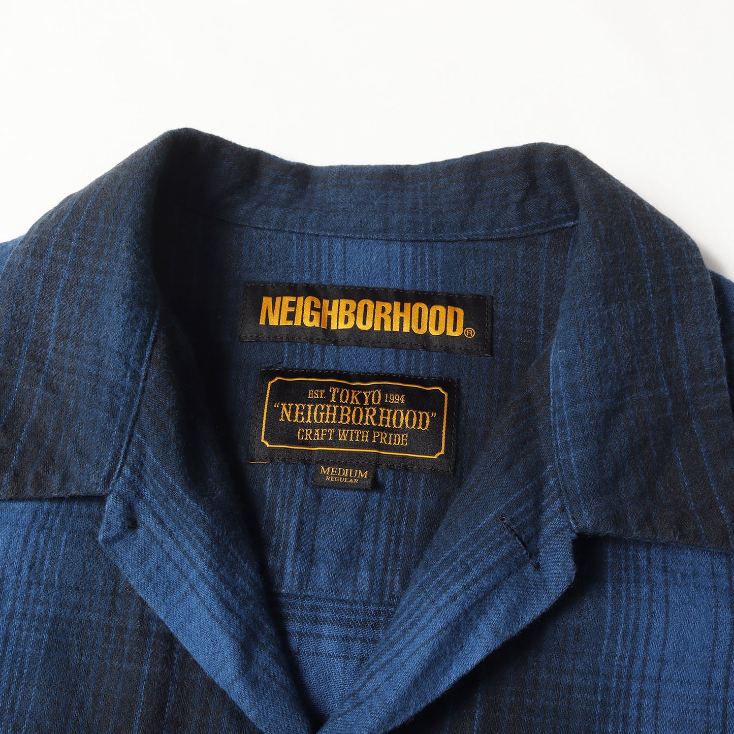 オンブレチェック フランネルシャツ(B&C / C-SHIRT . LS)