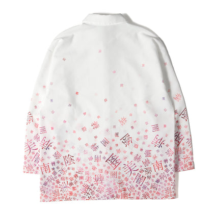 漢字グラフィック オーバーサイズ 9分袖 シャツ