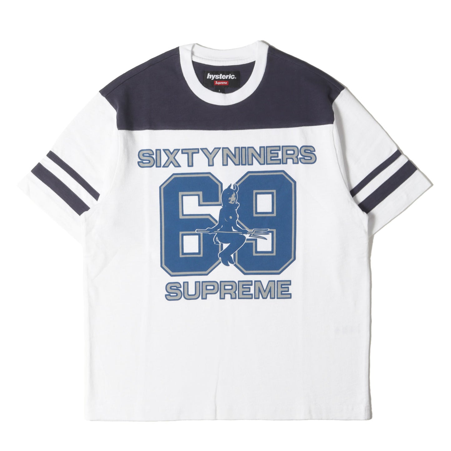 24AW ×HYSTERIC GLAMOUR フットボール ヘビー Tシャツ(69 Football Top)