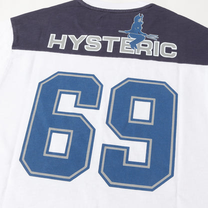 24AW ×HYSTERIC GLAMOUR フットボール ヘビー Tシャツ(69 Football Top)