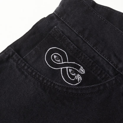 ウォッシュド バギー ブラックデニムパンツ(OG DENIM PANTS)