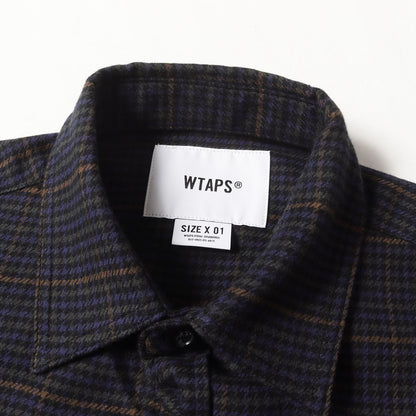 24AW グレンチェック フランネルシャツ(DECK / LS / COTTON. TWILL. TEXTILE)