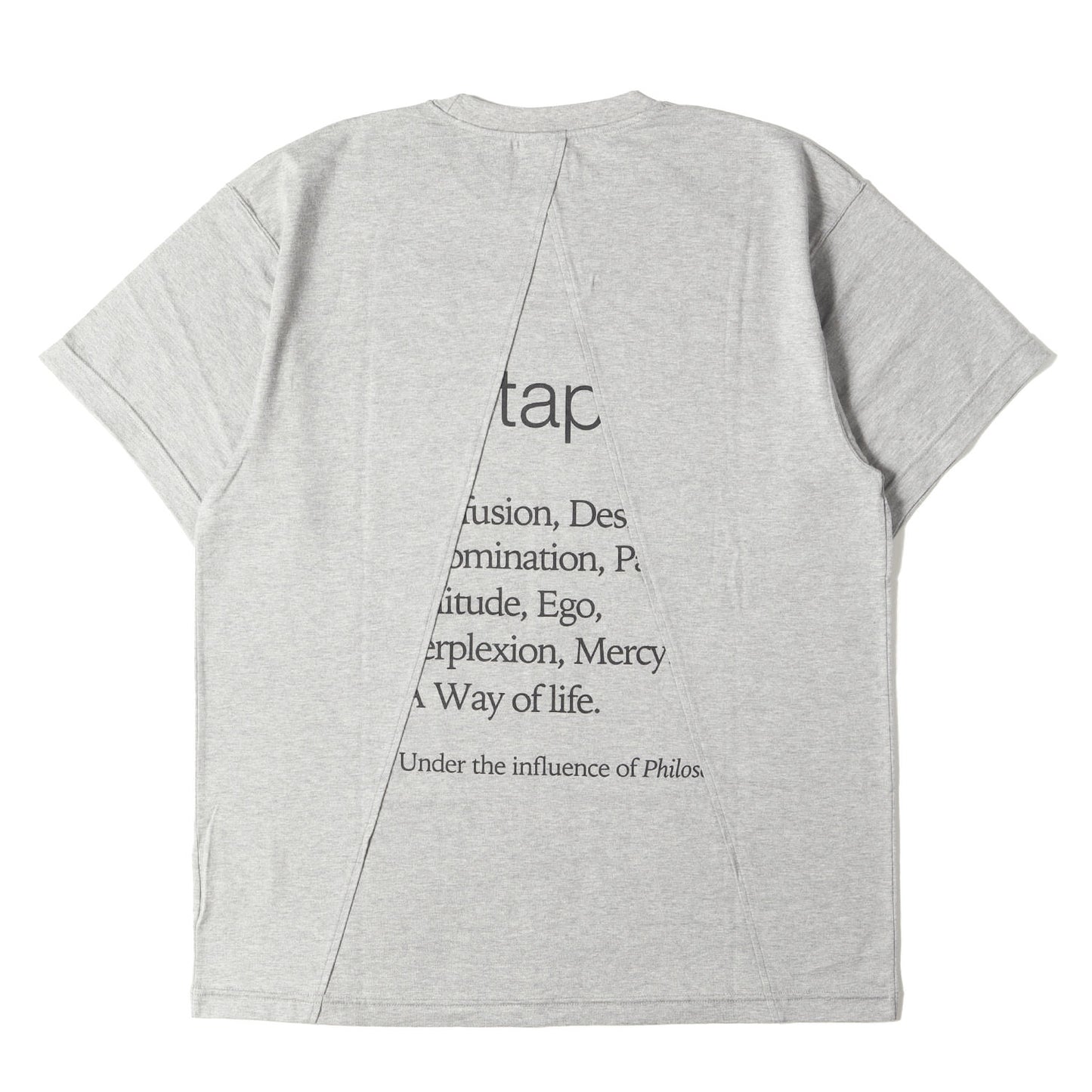 23SS 切替しデザイン クルーネック Tシャツ(INGREDIENT / SS / COTTON)