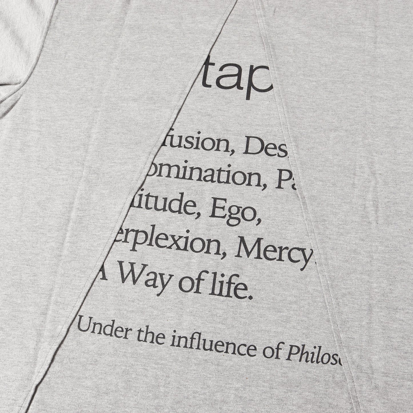 23SS 切替しデザイン クルーネック Tシャツ(INGREDIENT / SS / COTTON)