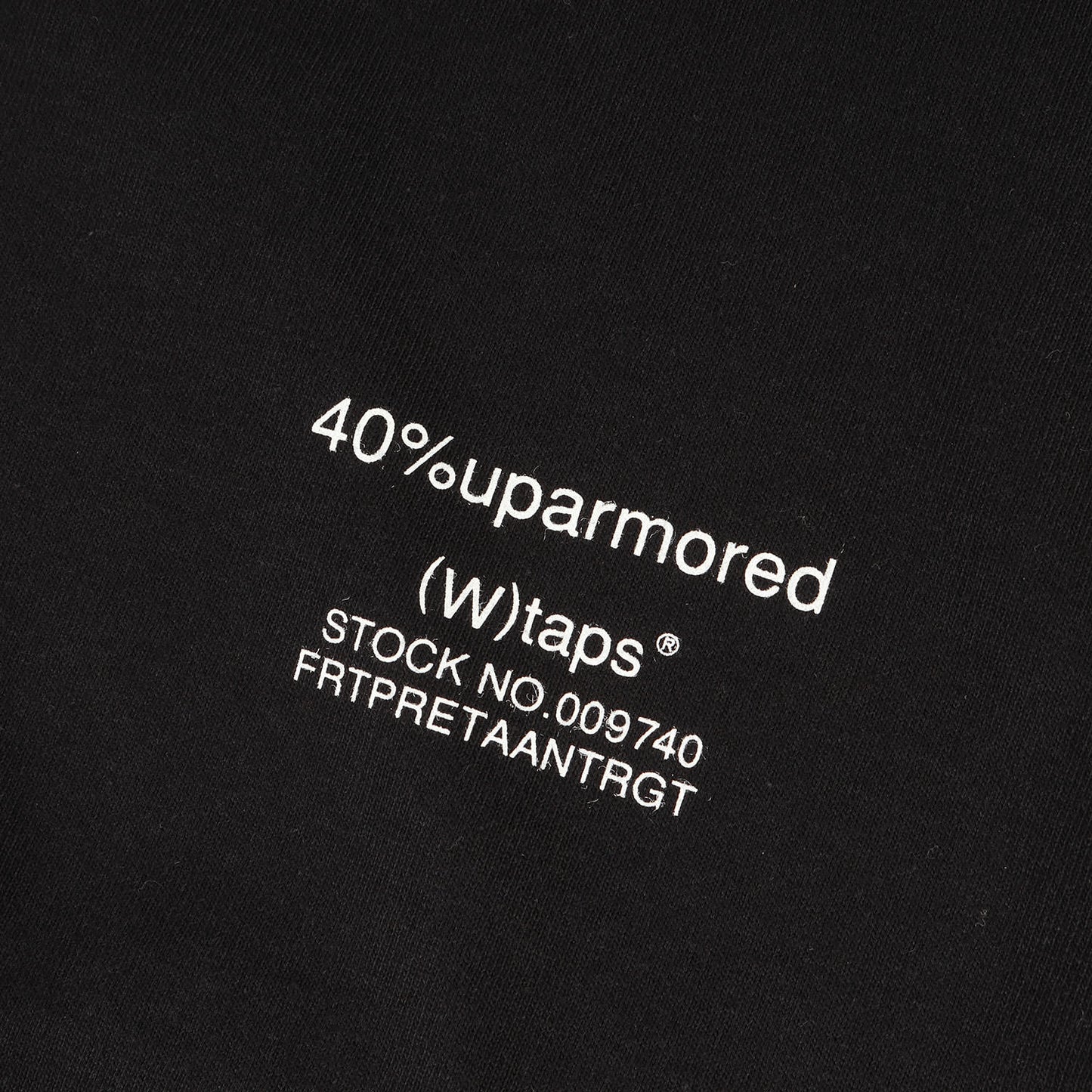 24AW 40PCTロゴ ロングスリーブ Tシャツ(40PCT UPARMORED / LS / COTTON)