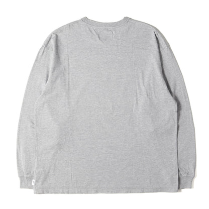 24AW サイズロゴ ロングスリーブ Tシャツ(ACADEMY / LS / COTTON 02)