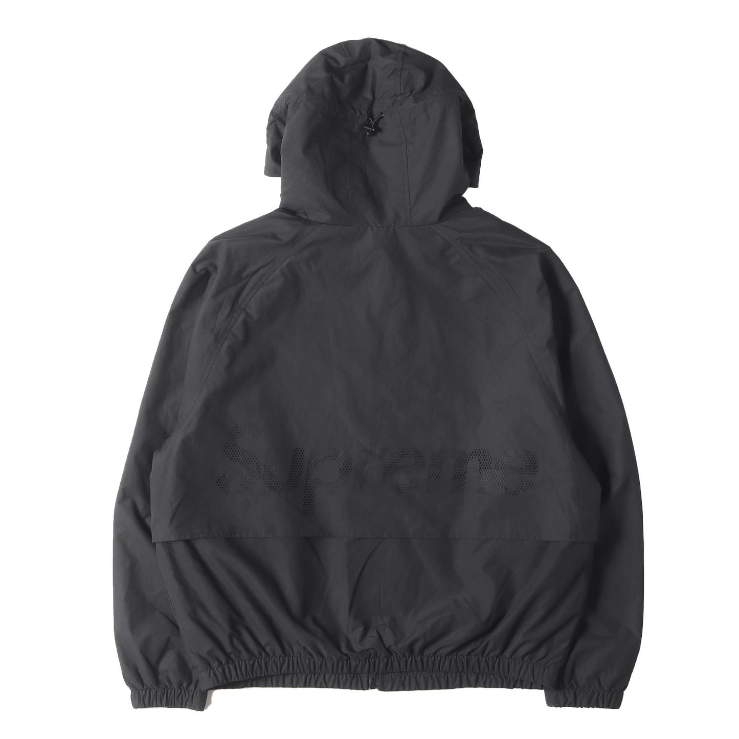 23SS パンチングロゴ フルジップ フード ジャケット(Lightweight Nylon Hooded Jacket)