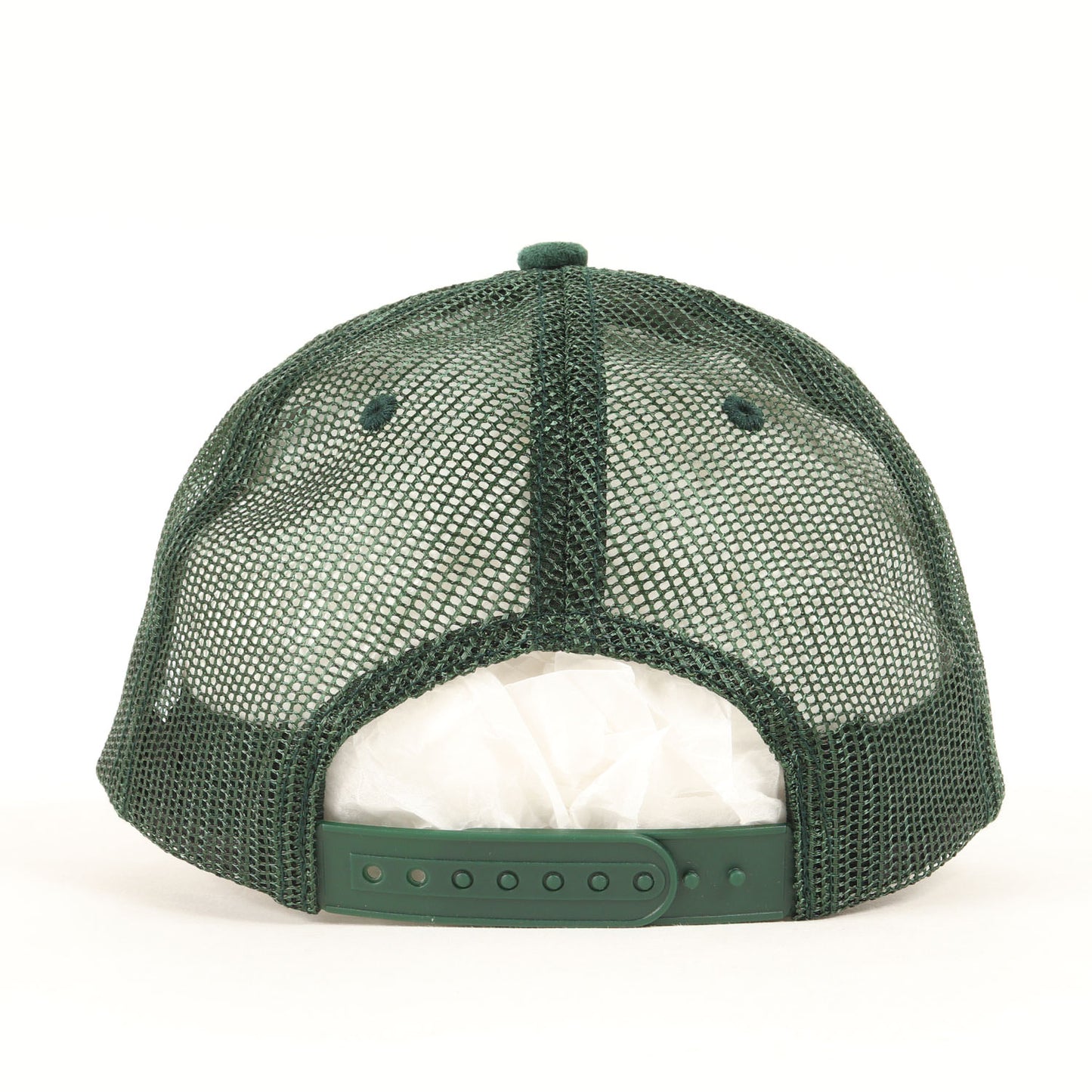 25SS フェイクスウェード ラインストーンロゴ メッシュキャップ(TRUCKER HAT)