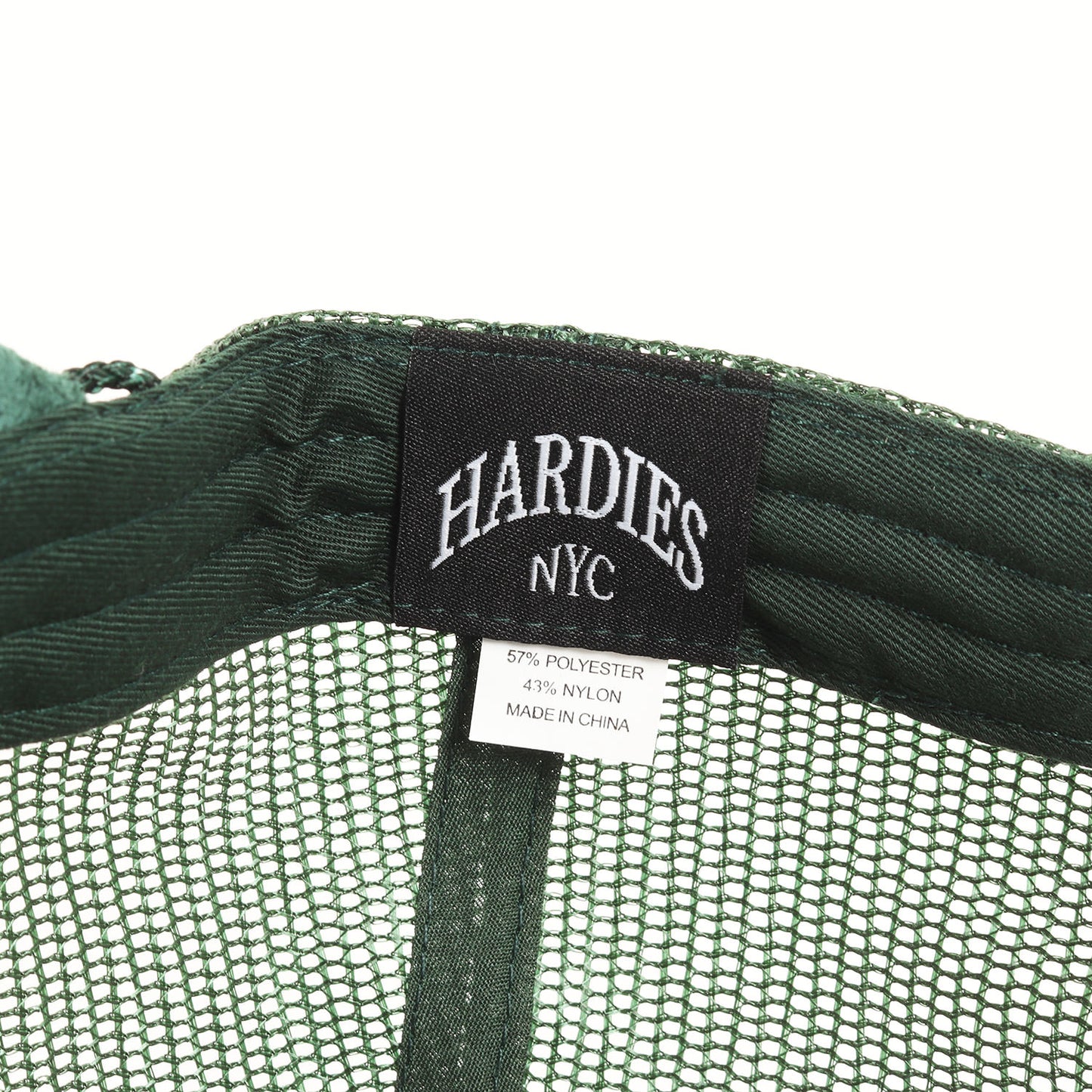 25SS フェイクスウェード ラインストーンロゴ メッシュキャップ(TRUCKER HAT)