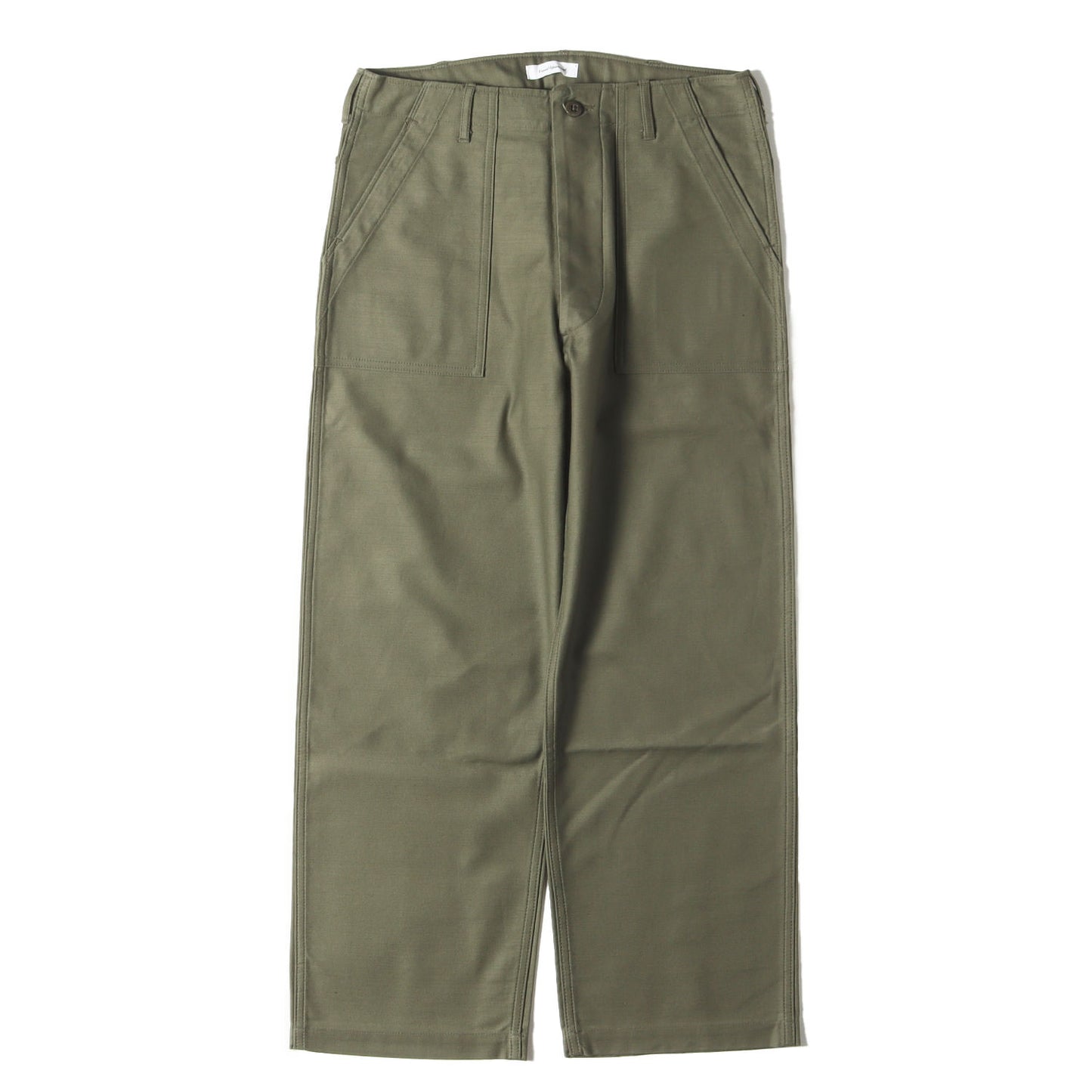 バックサテン ミリタリー ベイカーパンツ(WMILL-TROUSER 02)