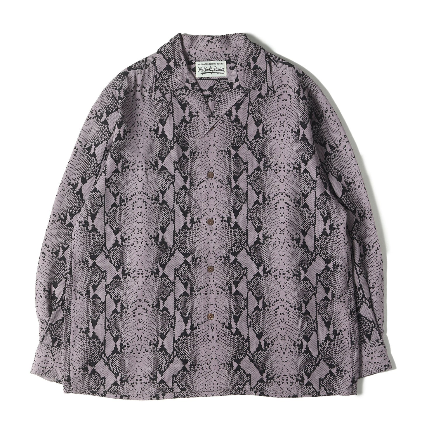 23AW パイソン柄 ハワイアンシャツ / アロハシャツ(HAWAIIAN SHIRT L/S)