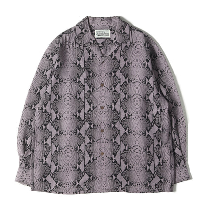 23AW パイソン柄 ハワイアンシャツ / アロハシャツ(HAWAIIAN SHIRT L/S)