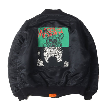21AW パッチデザイン MA-1 フライトジャケット