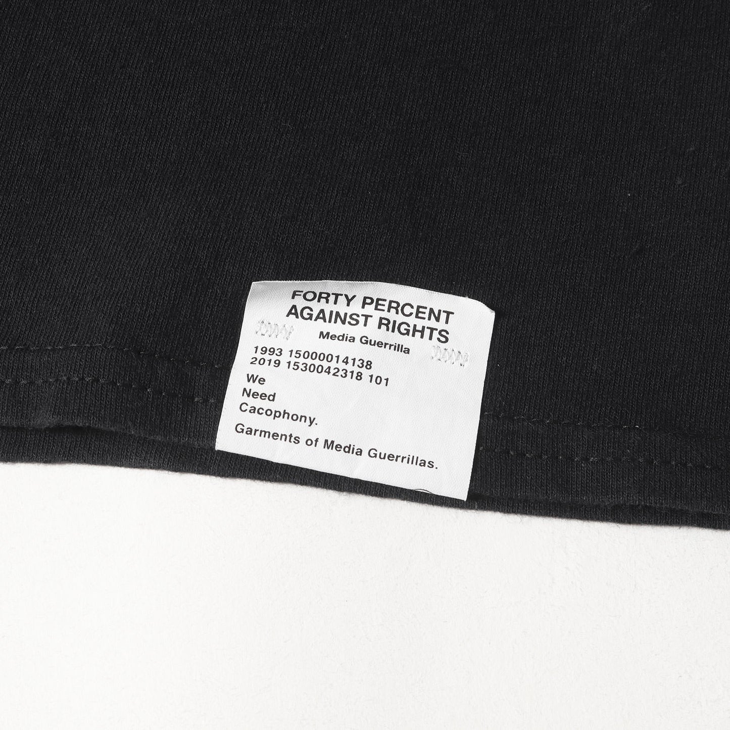 メッセージロゴ クルーネック Tシャツ