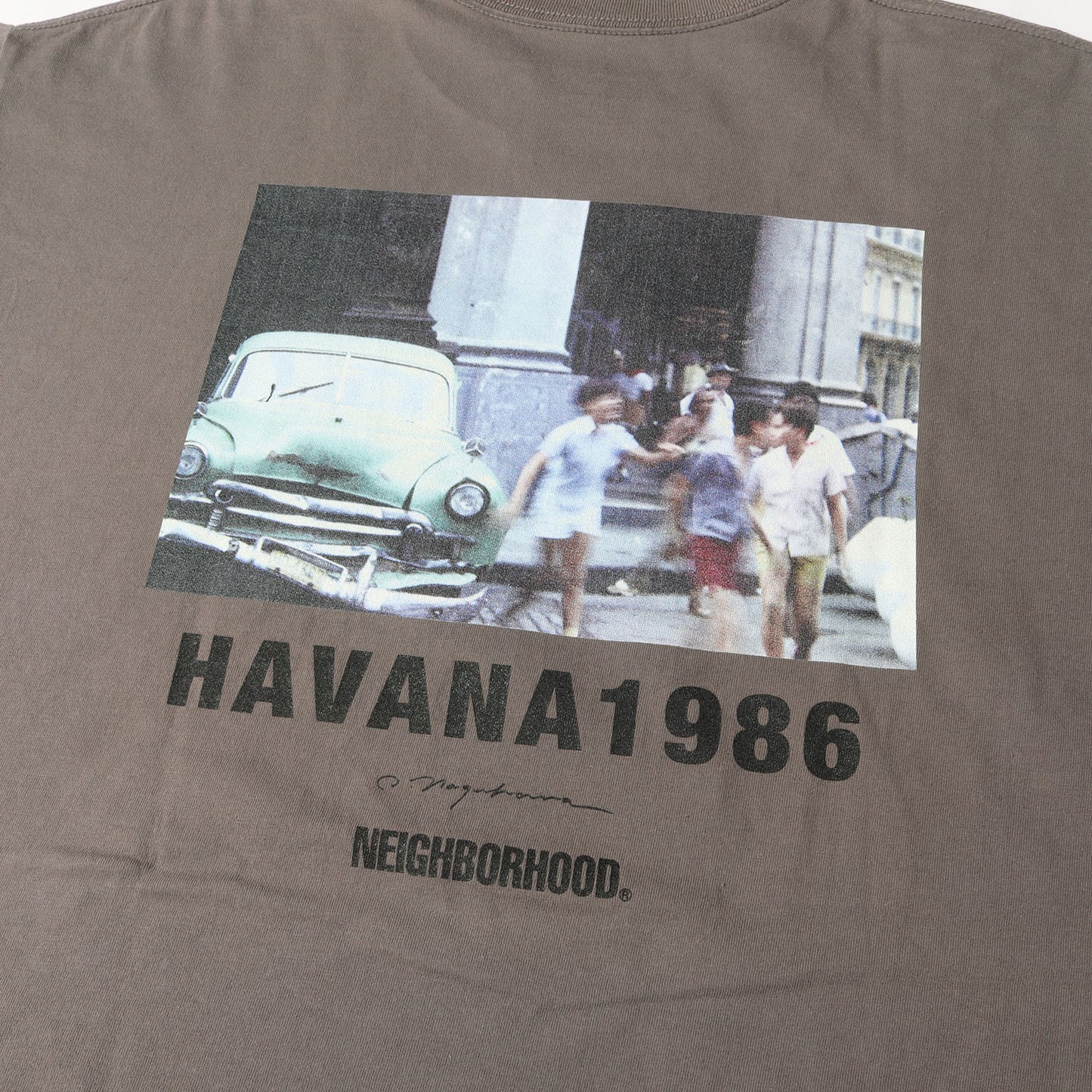 21SS ×長濱治 フォト グラフィック Tシャツ