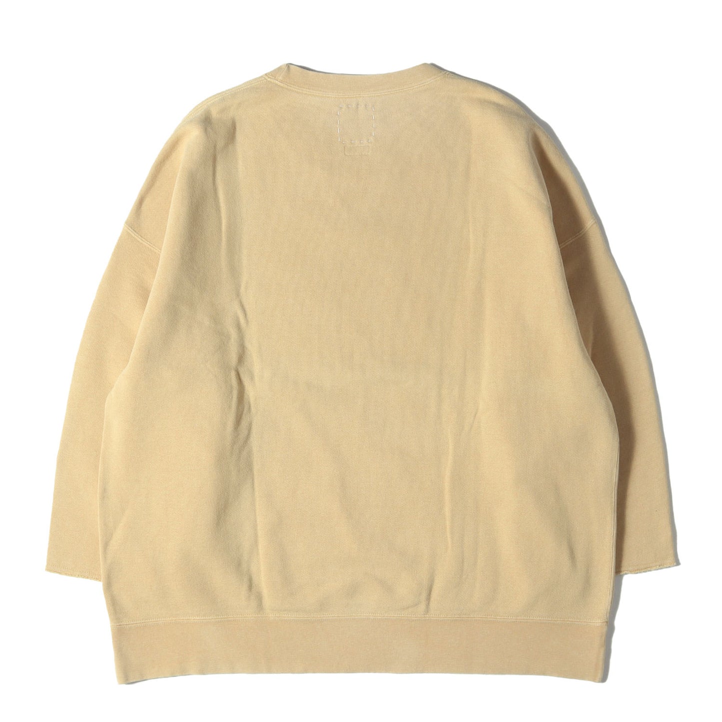 24AW ガーメントダイ加工 7分袖 スウェット(JUMBO SB SWEAT 3/4 DMGD U.D.)