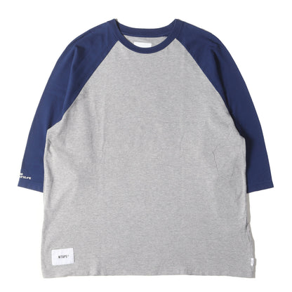 21SS 袖GPSロゴ 7分袖 ラグラン Tシャツ(IAN RAGLAN COTTON)