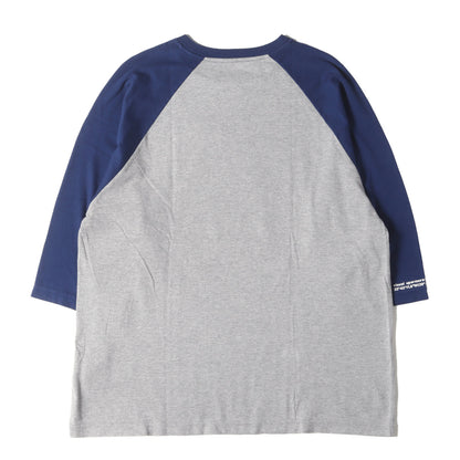 21SS 袖GPSロゴ 7分袖 ラグラン Tシャツ(IAN RAGLAN COTTON)