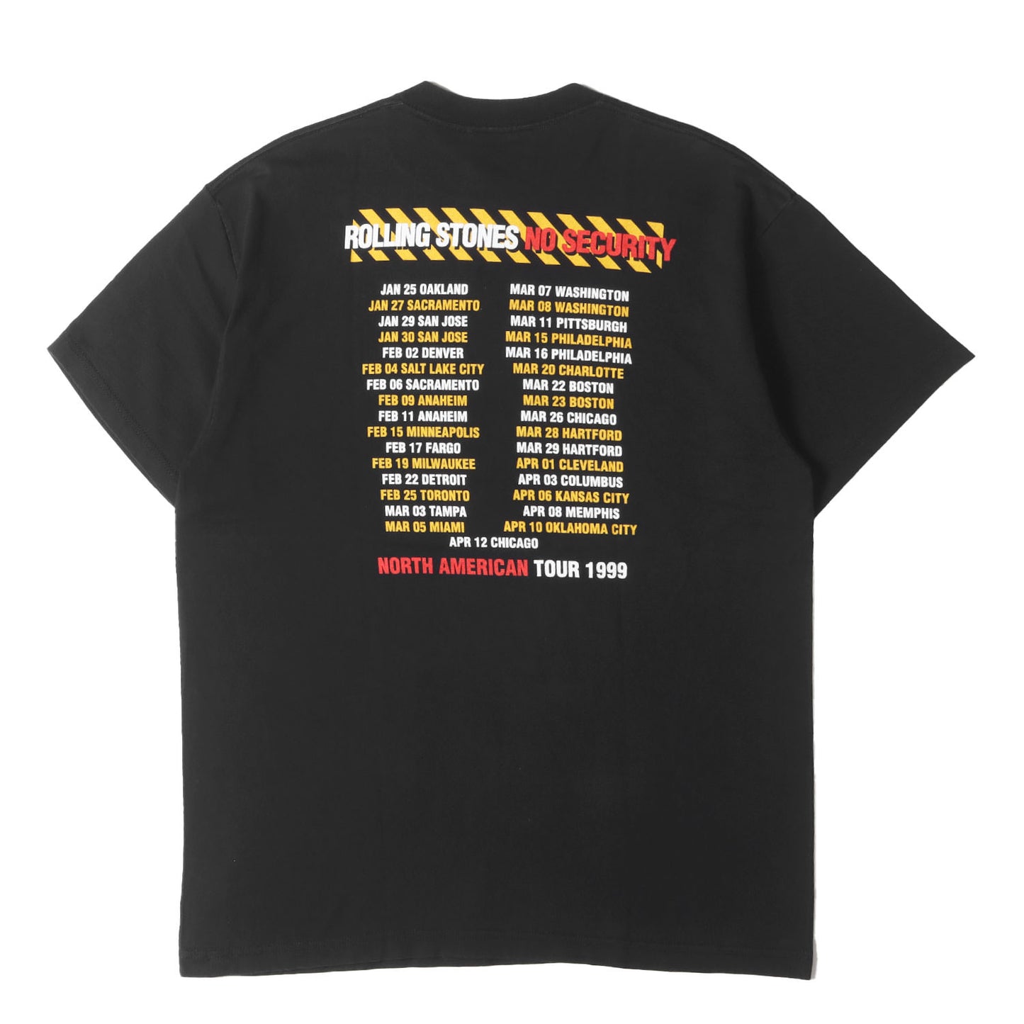 90s The Rolling Stones NORTH AMERICAN TOUR 1999 リップ&タン Tシャツ(SOF Teeボディ)